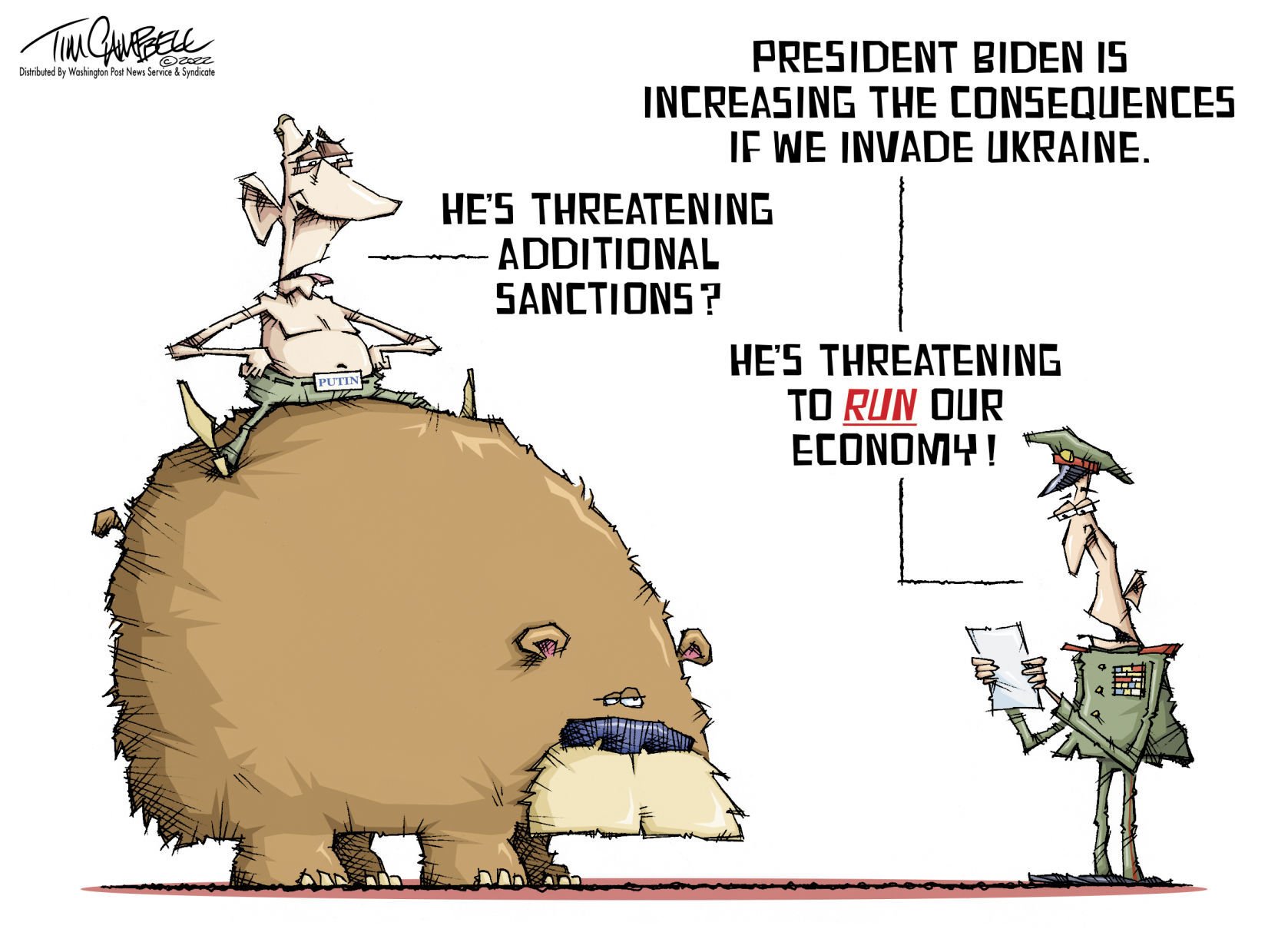 Tim Campbell cartoon